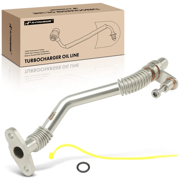 Return Passenger Turbocharger Oil Line for BMW X5 750i Alpina B7 M5 M6 750i xDrive