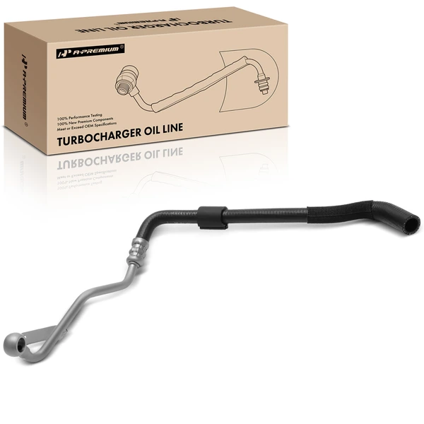 Return Turbocharger Coolant Line for Volkswagen Jetta Passat Audi A3 Q3 Quattro