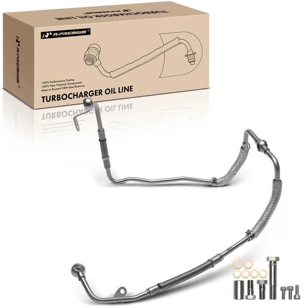 Turbocharger Oil Line for BMW X5 2010-2012 550i 2011-2012 550i GT xDrive V8 4.4L