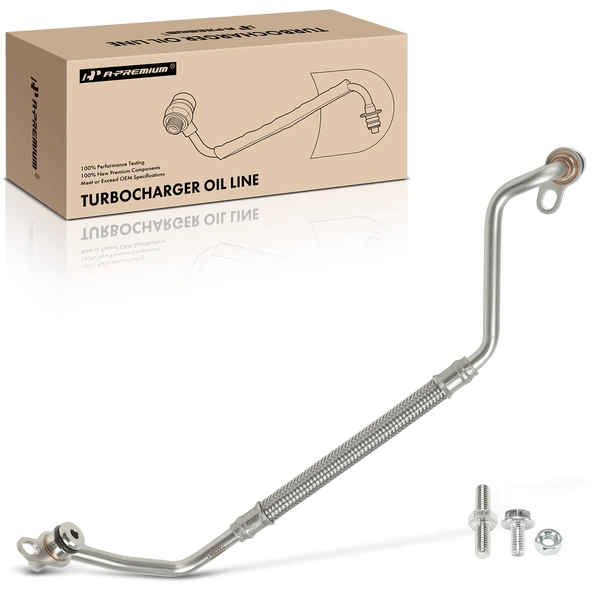 Inlet Turbocharger Oil Line for Volkswagen Golf 2018 Audi A3 2017-2020 Turbocharged