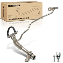 Driver Lower Turbocharger Oil Line