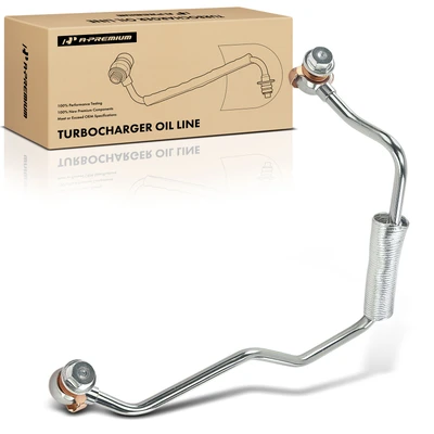 Return Turbocharger Coolant Line