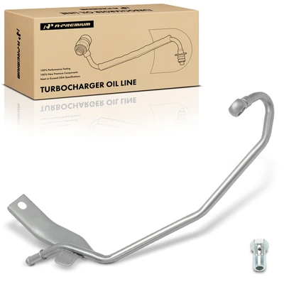 Return Turbocharger Coolant Line