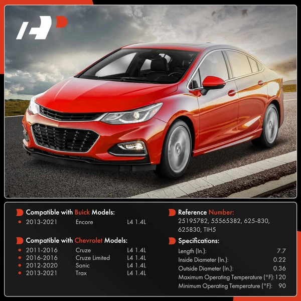 Inlet Engine Oil Cooler Hose for Chevrolet Cruze 2011-2016 Buick Encore L4 1.4L