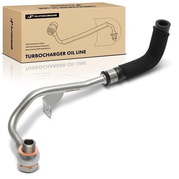 Return (Driver) Turbocharger Coolant Line for BMW F10 550i 650i 750Li X5 X6 4.4L