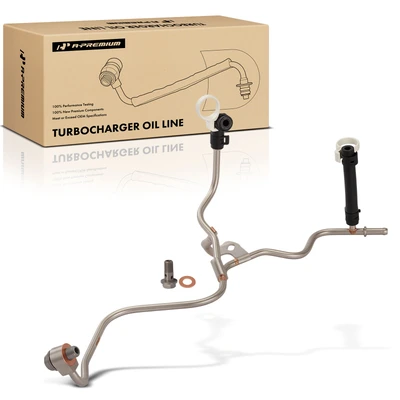 Return Turbocharger Coolant Line