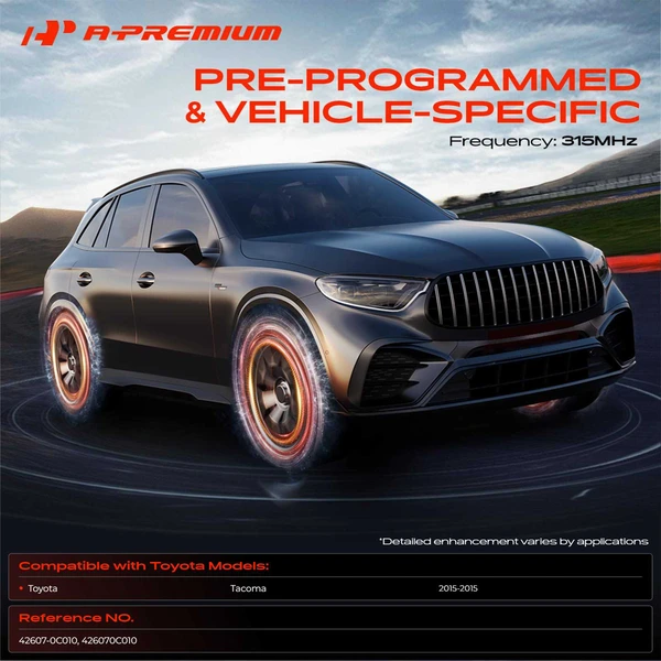 4-Pc Pre-Programmed TPMS Tire Pressure Monitoring System Sensor 315 MHz A-Premium APTPMS320