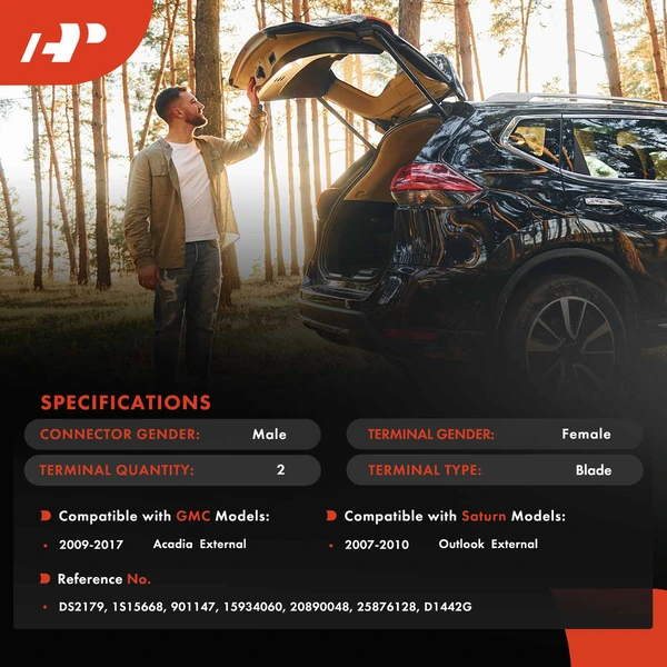 External Liftgate Release Switch for GMC Acadia 2009-2017 Saturn Outlook 2007-2010