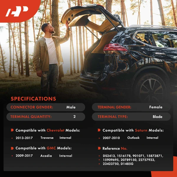 Internal Liftgate Release Switch for Chevrolet Traverse GMC Acadia 2009-2017 Saturn