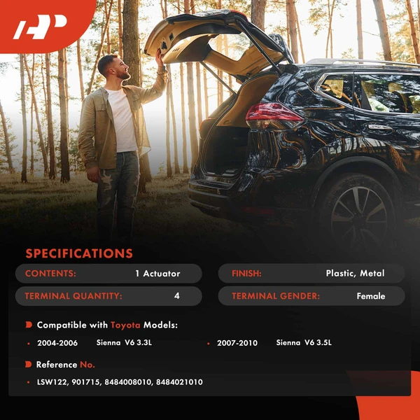 Liftgate Release Switch for Toyota Sienna 2004-2010 V6 3.3L V6 3.5L