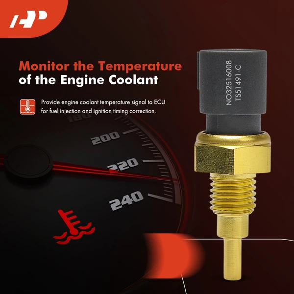 Engine Coolant Temperature Sensor for Toyota Corolla Subaru Scion Chevy Mazda