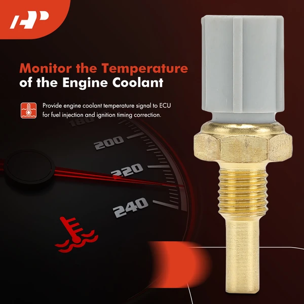 Engine Coolant Temperature Sensor with 2-Blade for Suzuki Aerio 2002-2003 L4 2.0L