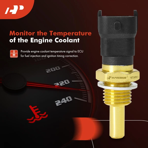 Engine Coolant Temperature Sensor for Chevrolet Equinox Malibu Cruze GMC Acadia