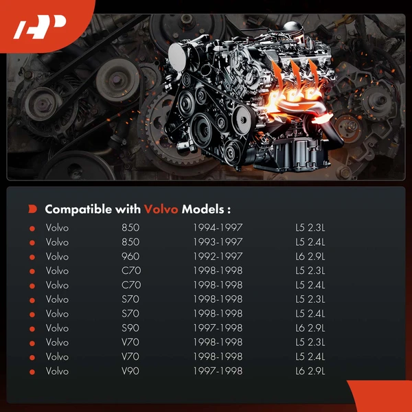 Engine Coolant Temperature Sensor for Volvo 850 960 C70 S70 S90 V70 V90 92-98