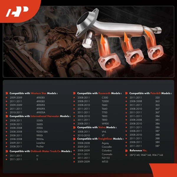 EGR Temperature Sensor for Volvo Western Star Peterbilt International Harvester