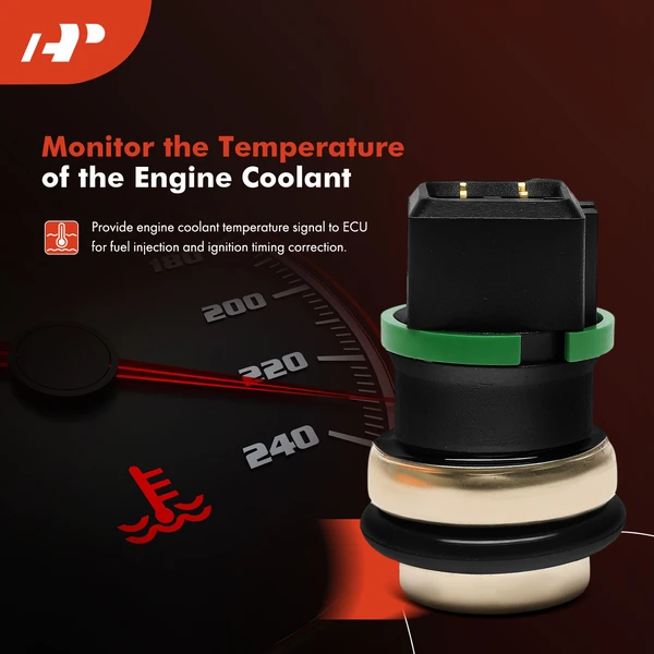 Engine Coolant Temperature Sensor for Volkswagen Jetta 1993-1999 Golf 1993-1997 Passat