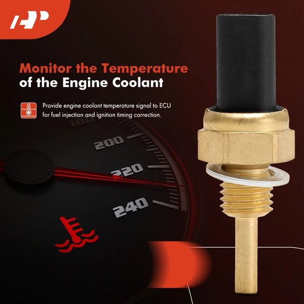 Engine Coolant Temperature Sensor with 2-Pin for Buick Cadillac Chevrolet GMC