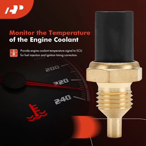 Engine Coolant Temperature Sender for Porsche Cayenne 2017-2018 Macan 2015-2018