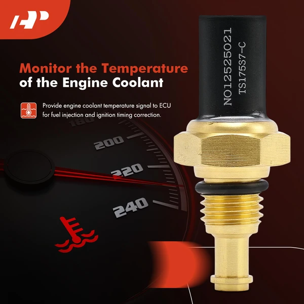 Engine Coolant Temperature Sensor for Ford F-150 2018-2022 2024 F-250 Super Duty