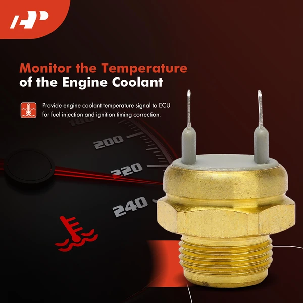 Engine Cooling Fan Switch for Volkswagen Jetta Audi 100 Series Porsche 924 Saab