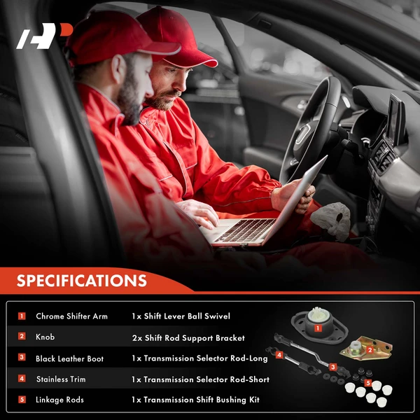 Front 5 Speed Manual Transmission Shifter Stub Kit for VW Jetta Cabriolet Rabbit