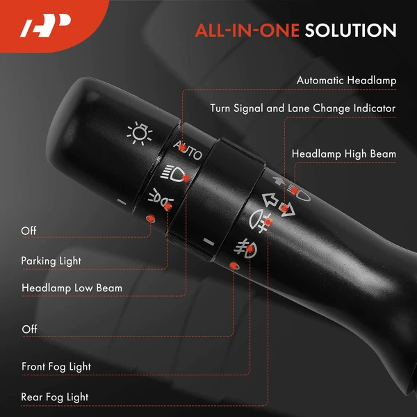 Turn Signal Headlight Switch with Fog Lights for Toyota Camry 2006-2011