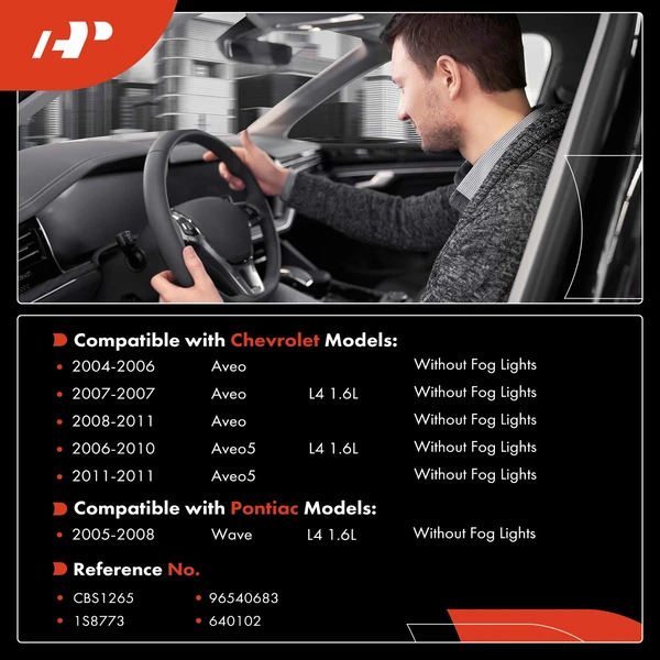 Turn Signal Switch without Fog Lights for Chevrolet Aveo 04-11 Aveo5 Pontiac Wave