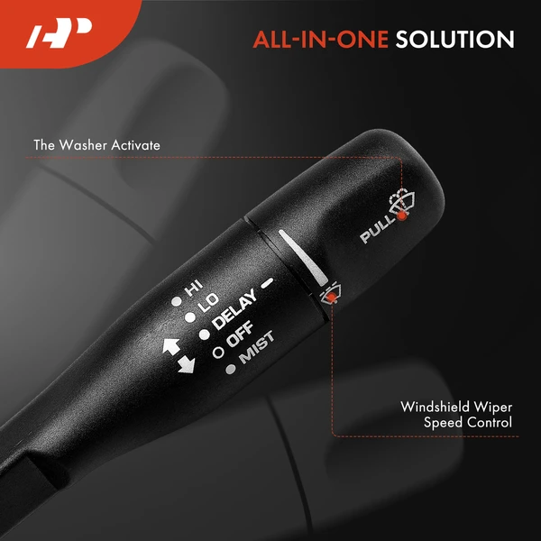 Windshield Wiper Switch with Intermittent Wipers for Jeep Wrangler TJ 2001-2006