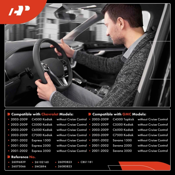 Front Windshield Wiper Turn Signal Switch for Chevrolet Express 1500 GMC 01-02