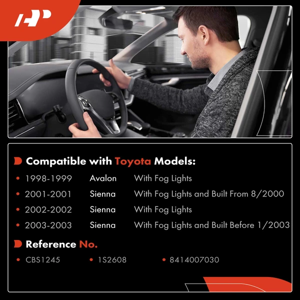 Turn Signal Switch with Fog Lights for Toyota Avalon 1998-1999 Sienna 2001-2003