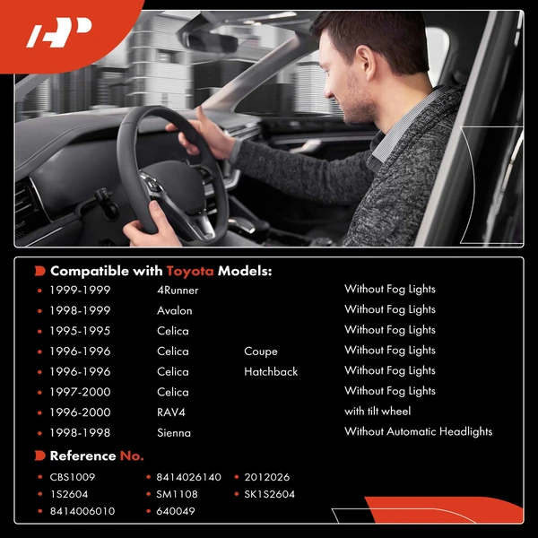 Turn Signal Switch for Toyota 4Runner 99 RAV4 96-00 Avalon 98-99 Celica 98