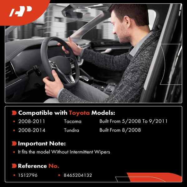 Windshield Wiper Switch for Toyota Tacoma 2008-2011 Tundra 2008-2014 Pickup 4door