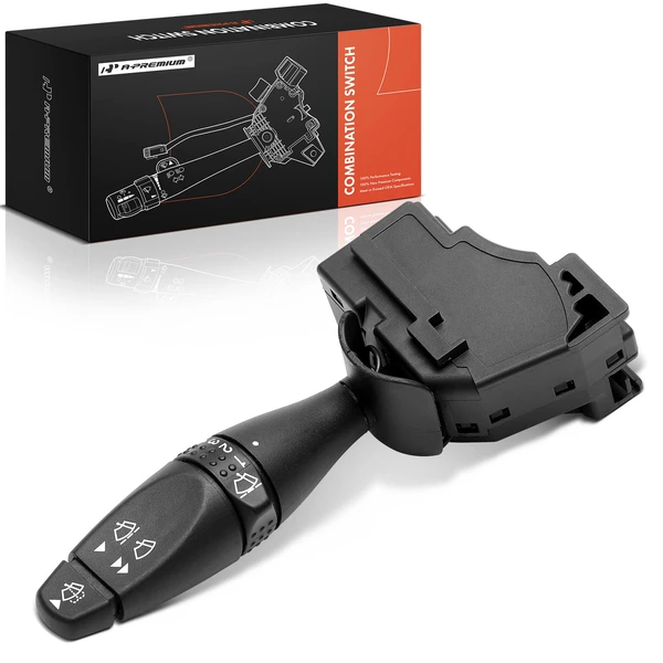 Windshield Wiper Switch with Variable Intermittent Wipers for 2000-2007 Ford Focus