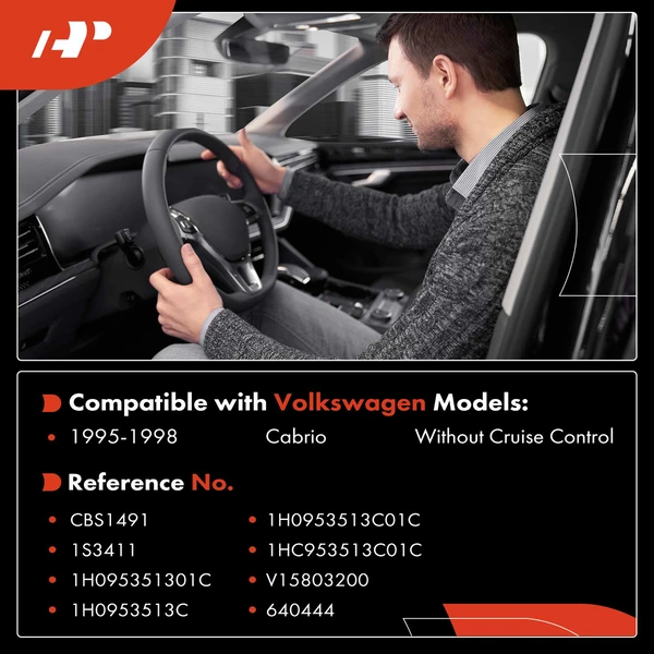 Turn Signal Switch for Volkswagen Cabrio 1995-1998 Convertible 2-Door