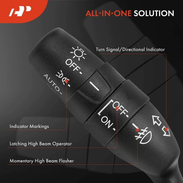 Turn Signal Switch for Honda Accord 2008-2012 with Fog Lights & Auto Headlights