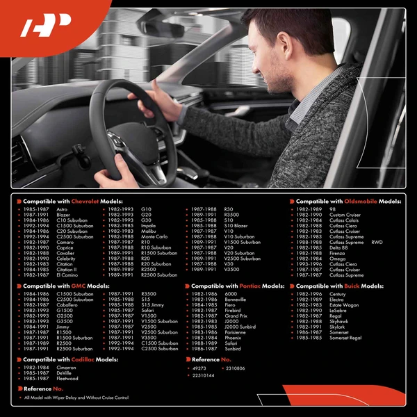 Turn Signal Switch for Chevrolet Blazer Caprice Camaro Cadillac Cimarron Buick