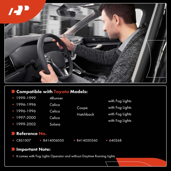 Turn Signal Switch with Fog Lights for Toyota Celica 1996-2000 Solara 2002 4Runner