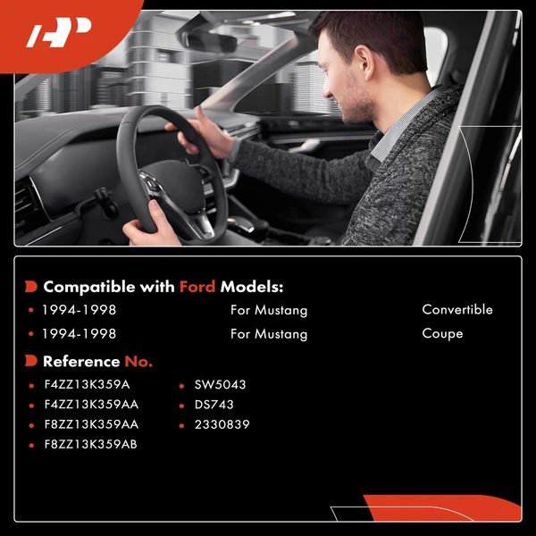 Front Windshield Wiper Turn Signal Switch for Ford Mustang 1994-1998