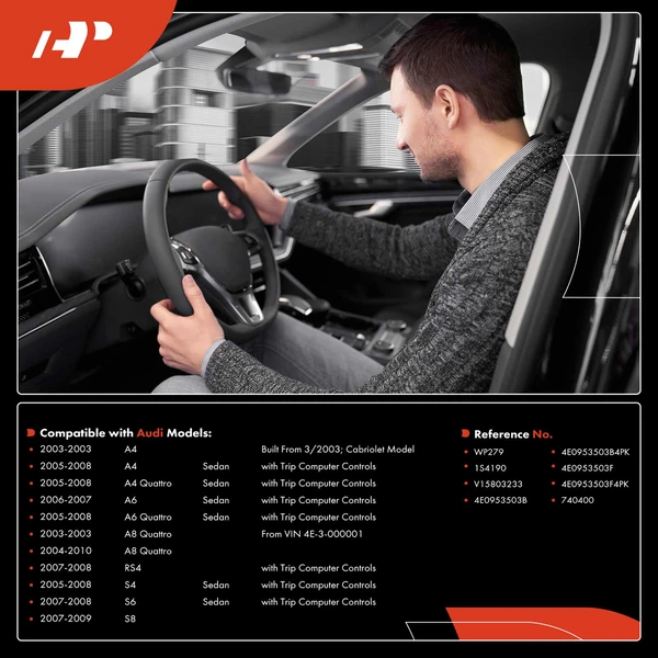 Windshield Wiper Switch for Audi A4 A4 Quattro A6 A6 Quattro A8 Quattro RS4 S4