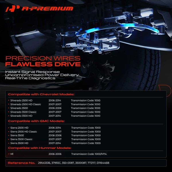 Automatic Transmission Wire Harness for Chevy Silverado 2500 HD Silverado 3500