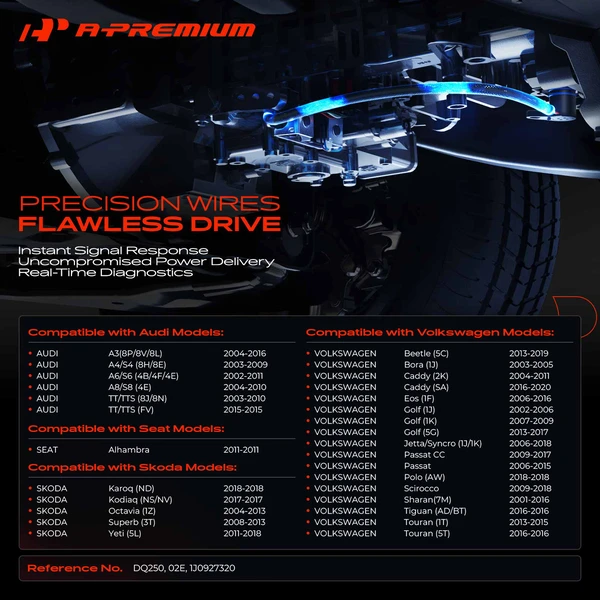 Transmission Connector Plug with Wires for Audi Volkswagen Seat Skoda 1J0927320