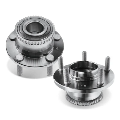 2 Pcs Front Wheel Bearing & Hub Assembly