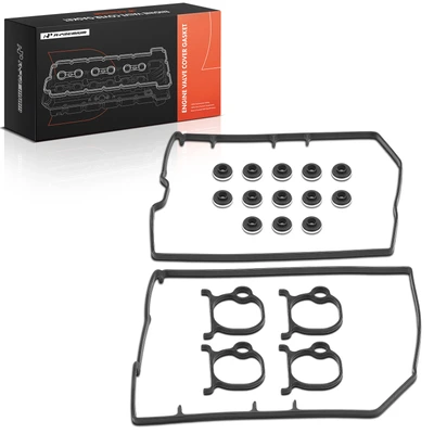 Engine Valve Cover Gasket Set with Spark Plug Seals