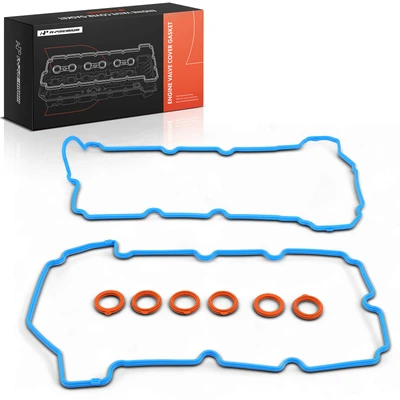 Engine Valve Cover Gasket Set with Spark Plug Tube Seals