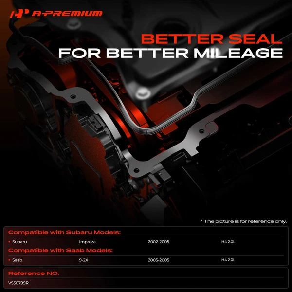 Engine Valve Cover Gasket Set for Subaru Impreza 2002-2005 Saab 9-2X 2005 2.0L