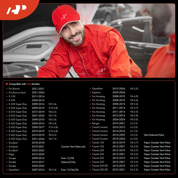 Vapor Canister Vent Solenoid for Ford Explorer 2020-2024 Escape Edge Lincoln Mercury