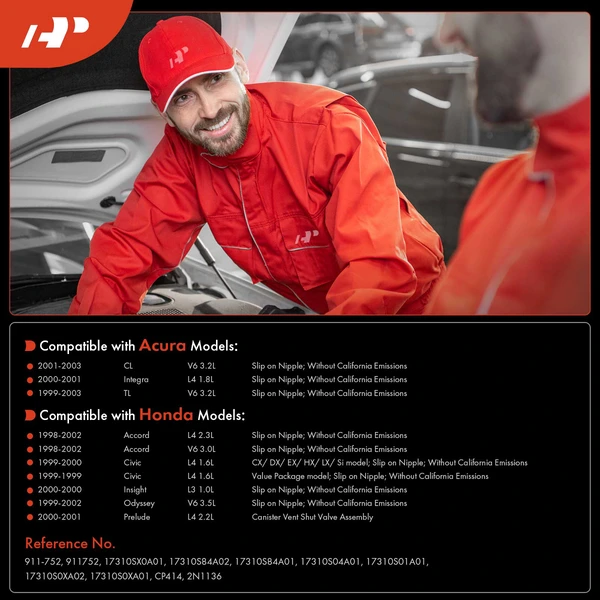 Vapor Canister Vent Solenoid for Honda Civic Accord Odyssey Insight Acura TL CL