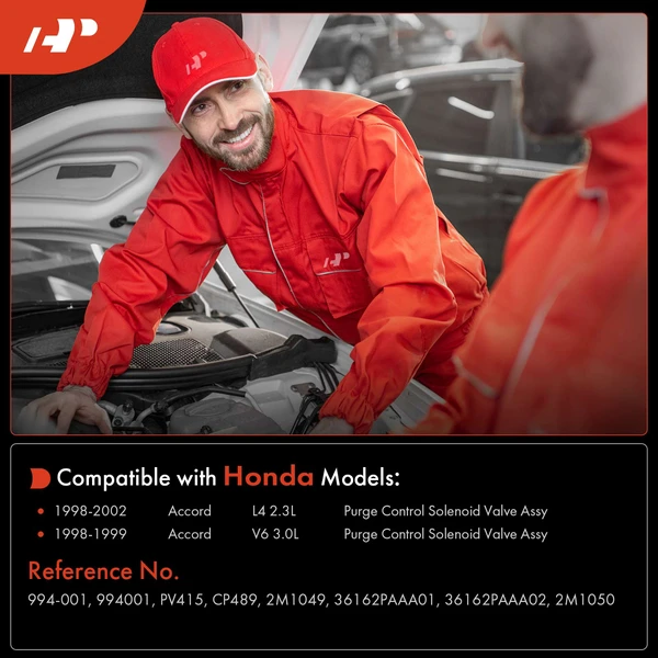 Vapor Canister Purge Valve for Honda Accord 1998-2002 L4 2.3L V6 3.0L