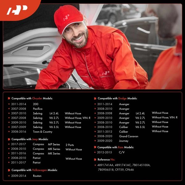 Vapor Canister Purge Valve for Chrysler Sebring 200 Dodge Grand Caravan Jeep Ram