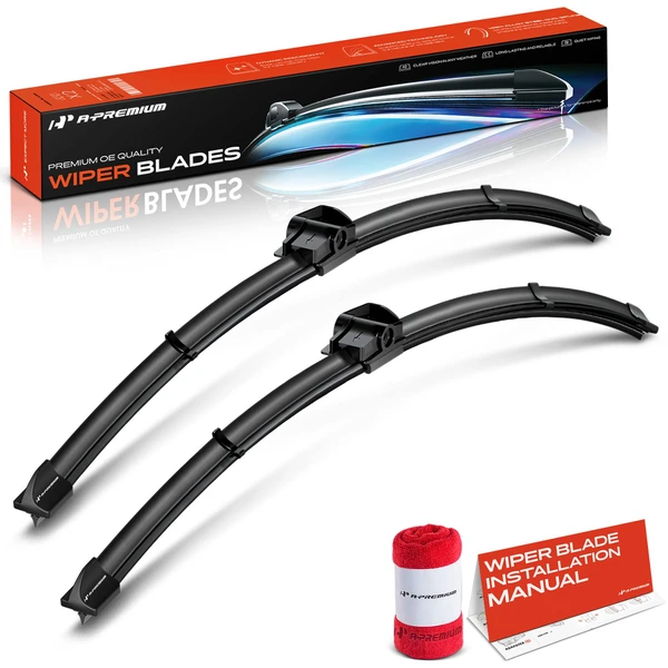 2012-2016 Mercedes-Benz E200 2-Pc 24″ Beam Windshield Wiper Blade All Season, Quiet, Streak Free A-Premium APWB272